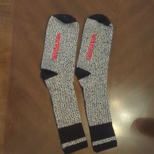 Unisex Adult Wolverine Black and Gray Socks